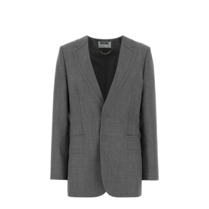 MAYFEYR - Moschino - Grey Wool Blazer - A051005220497