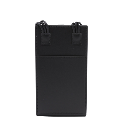 Black Nappa Leather Tangle Phone Case