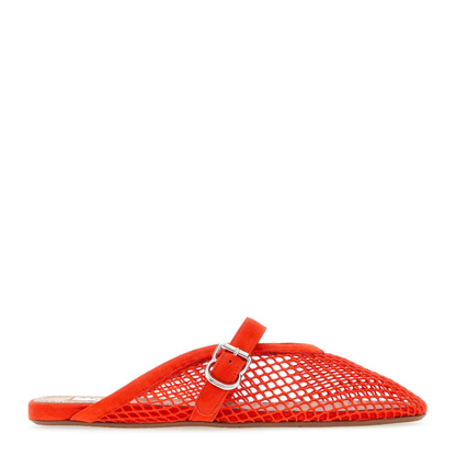 MAYFEYR - Alaia - Fishnet Flat Mules - AA3A1035A040U14
