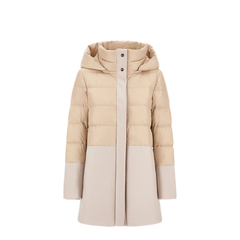 A Shape Down Jacket With Panels