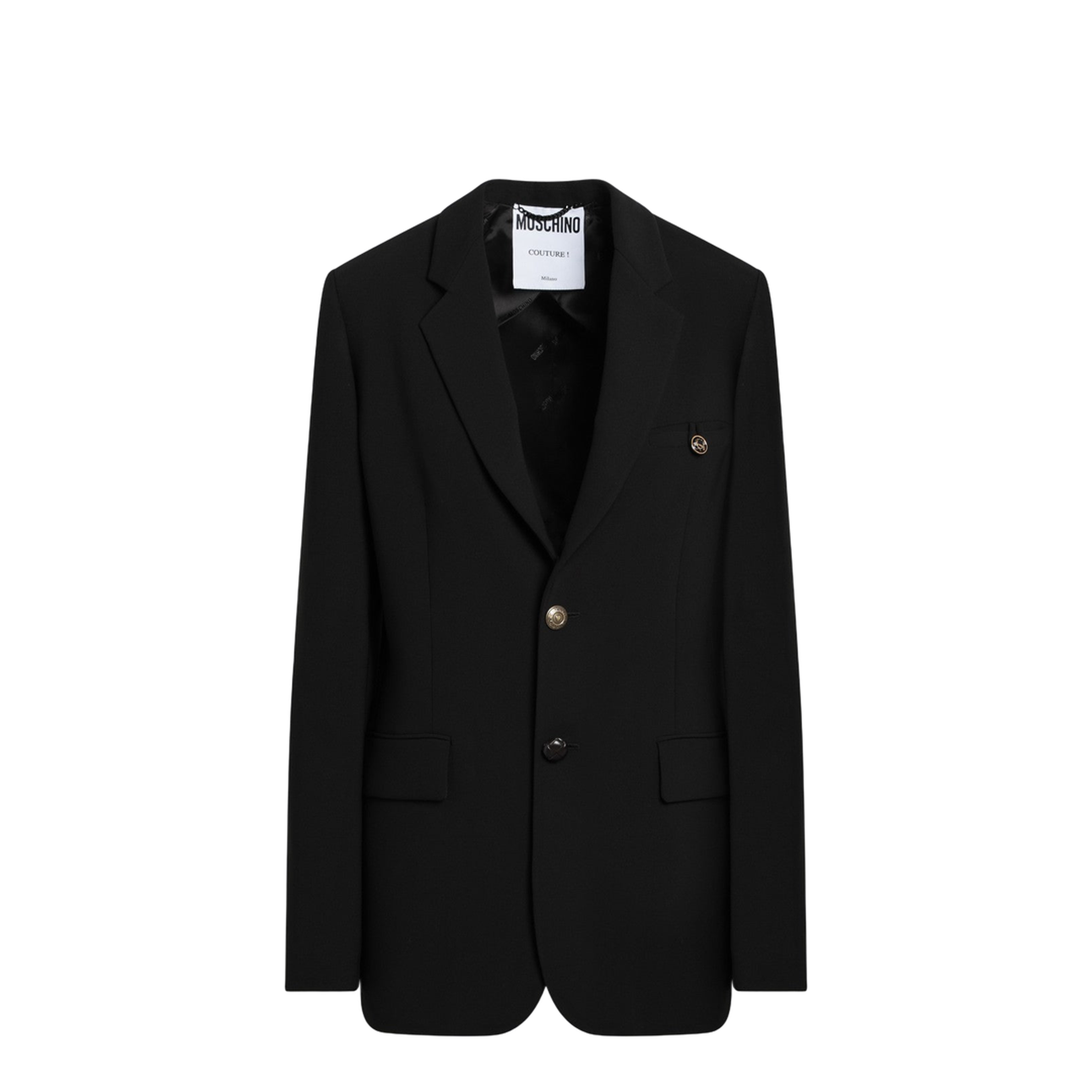 Black Single-Breasted Jacket