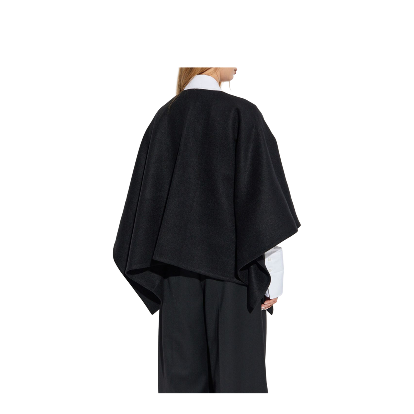 Black Draped Design Cape