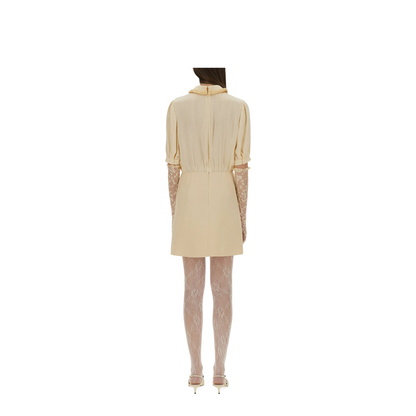 Crepe Couture Short Dress