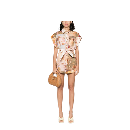 Ascension Linen Playsuit