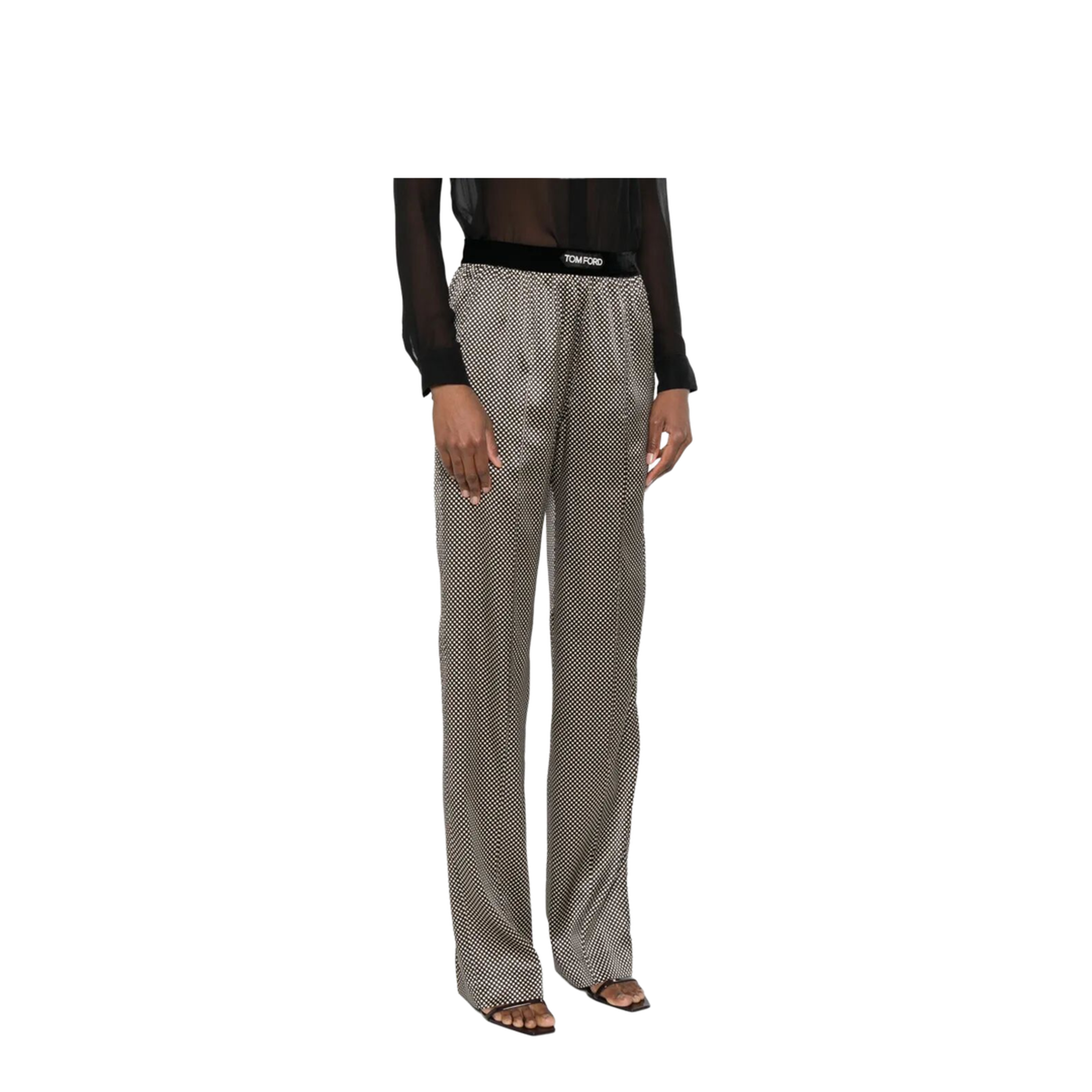 MAYFEYR - Tom Ford - Polka Dot Signature Silk Pj Pants - PAW397FAP236