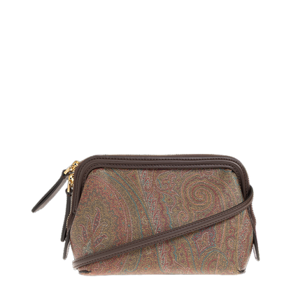 Arnica Clutch in Paisley Canvas Jacquard