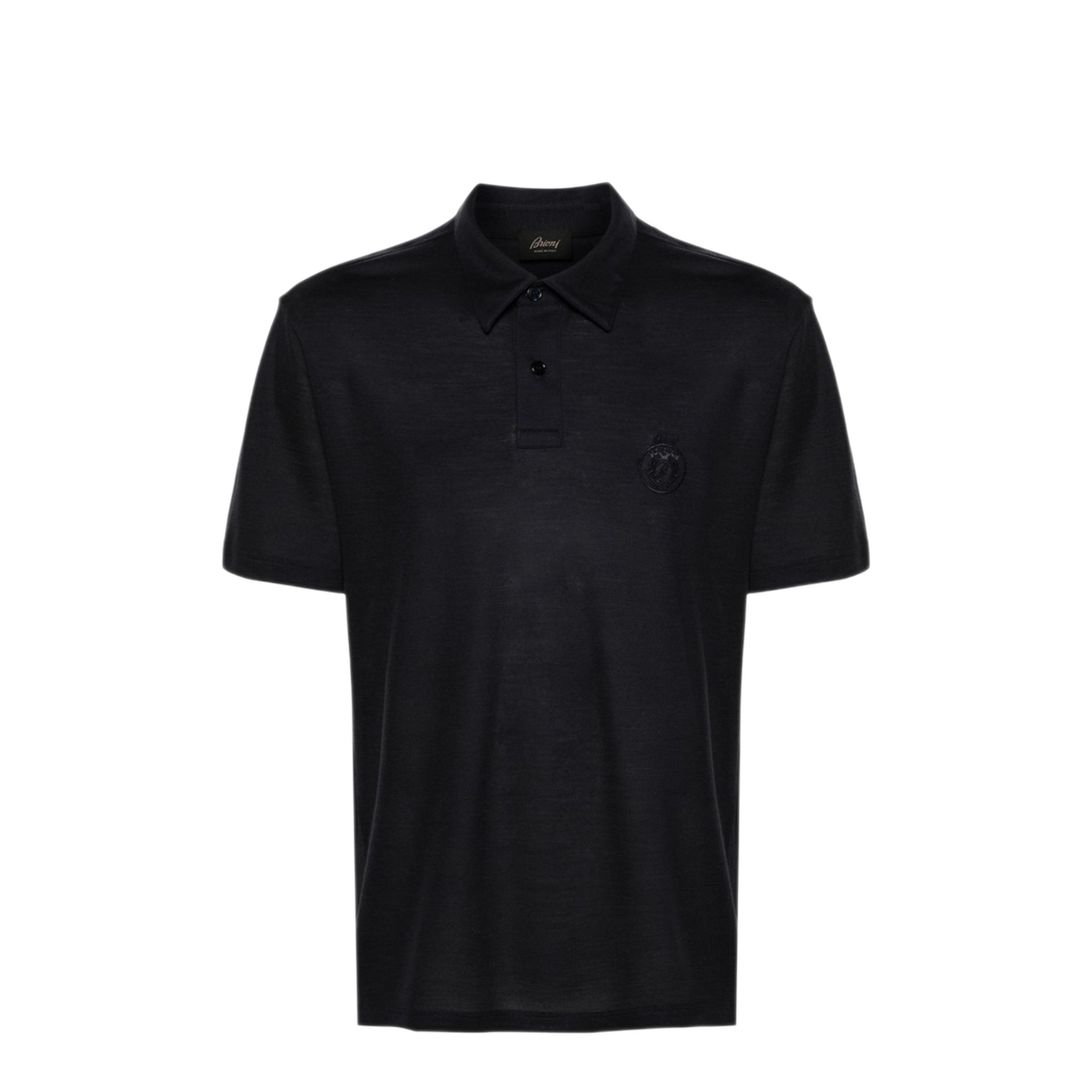 MAYFEYR - Brioni - Wool Polo Shirt Navy - UJNW0LPB6034100