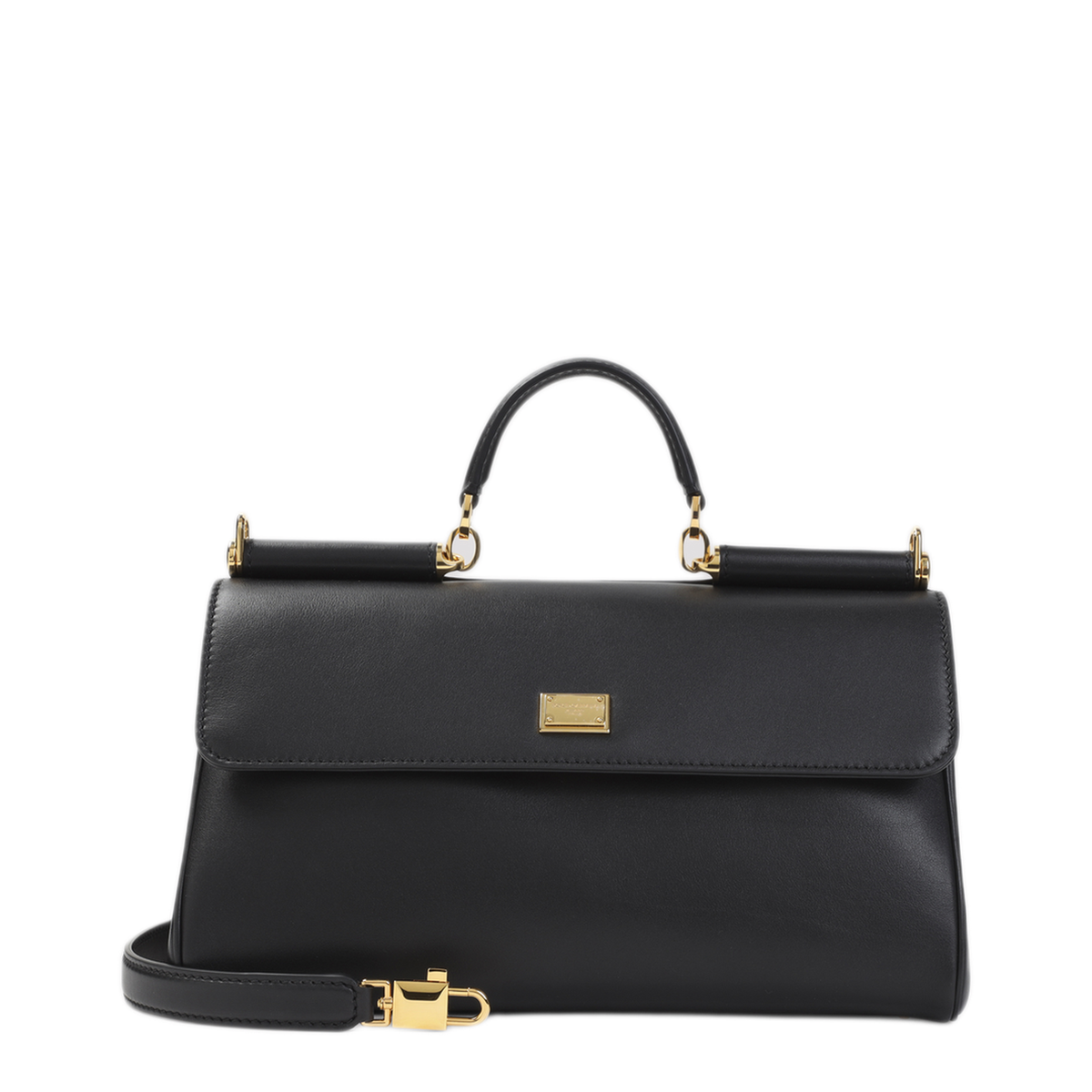 My Sicily Calfskin Handbag - Black