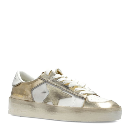 Lace-Up Flat Sneakers