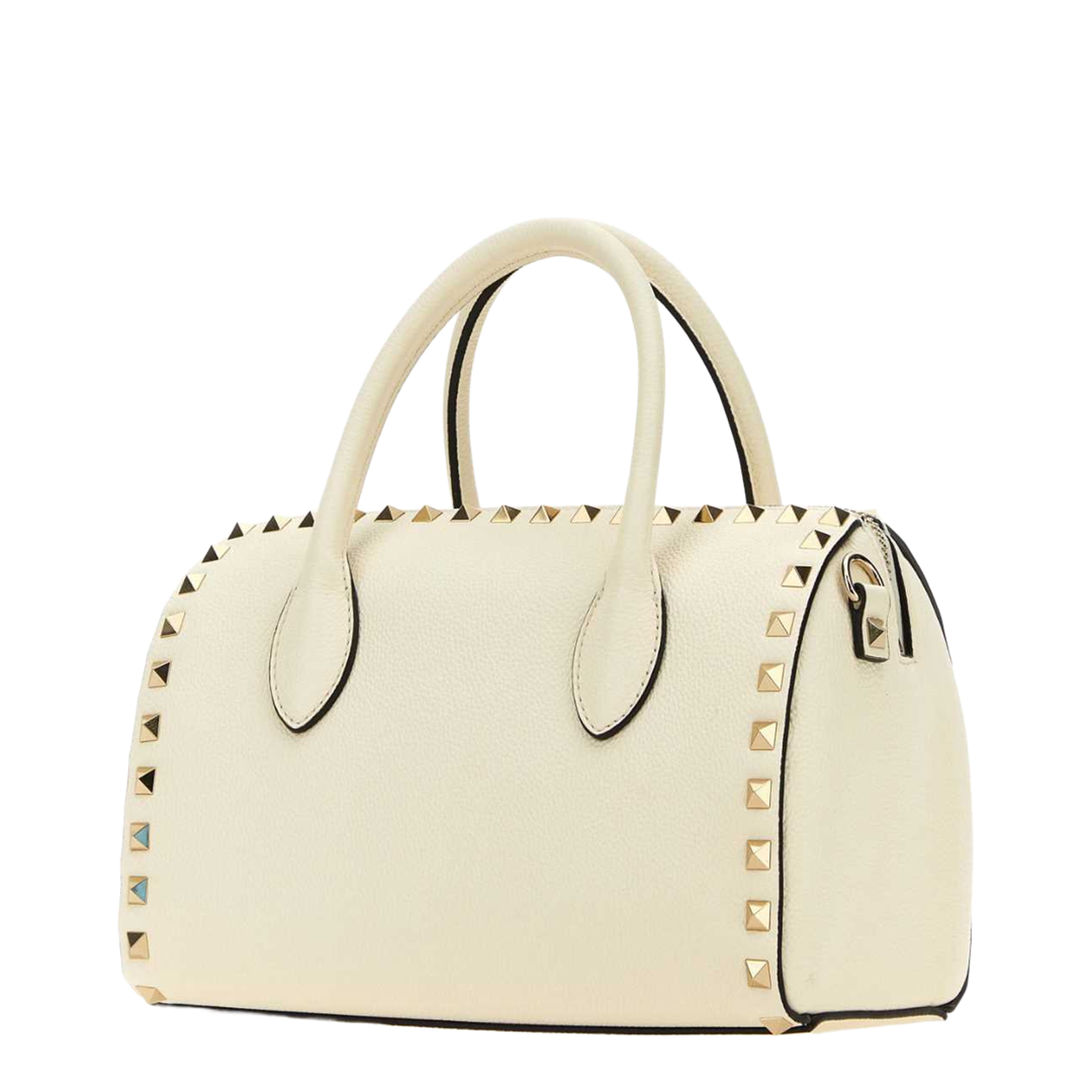 Ivory leather Rockstud handbag