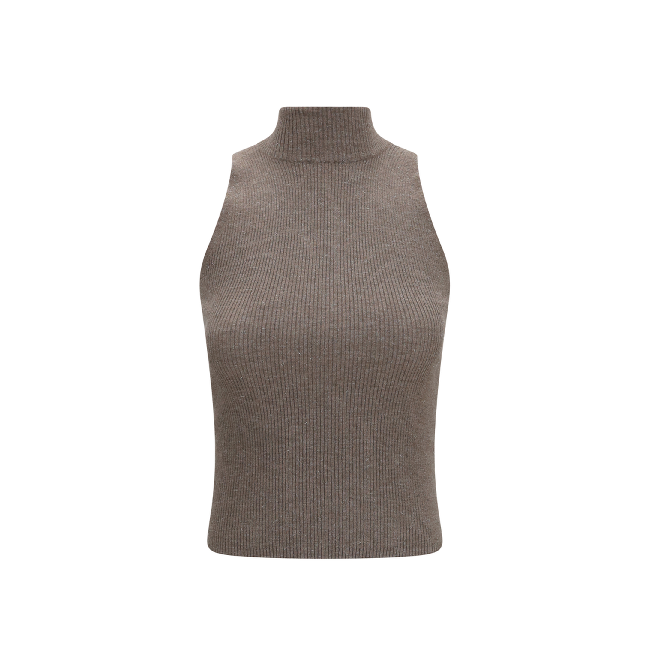 MAYFEYR - Brunello Cucinelli - Sleeveless Turtleneck With Luminous Details - M9A822204