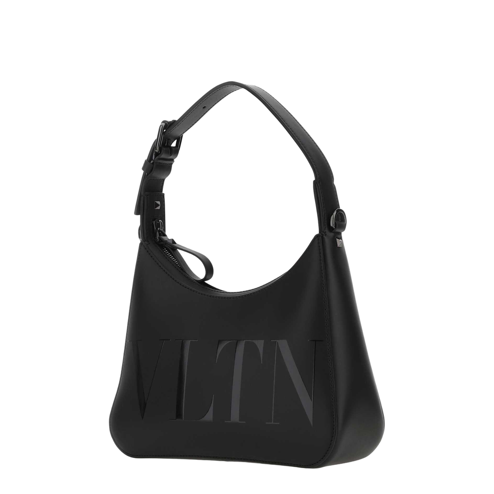 Black leather VLTN handbag