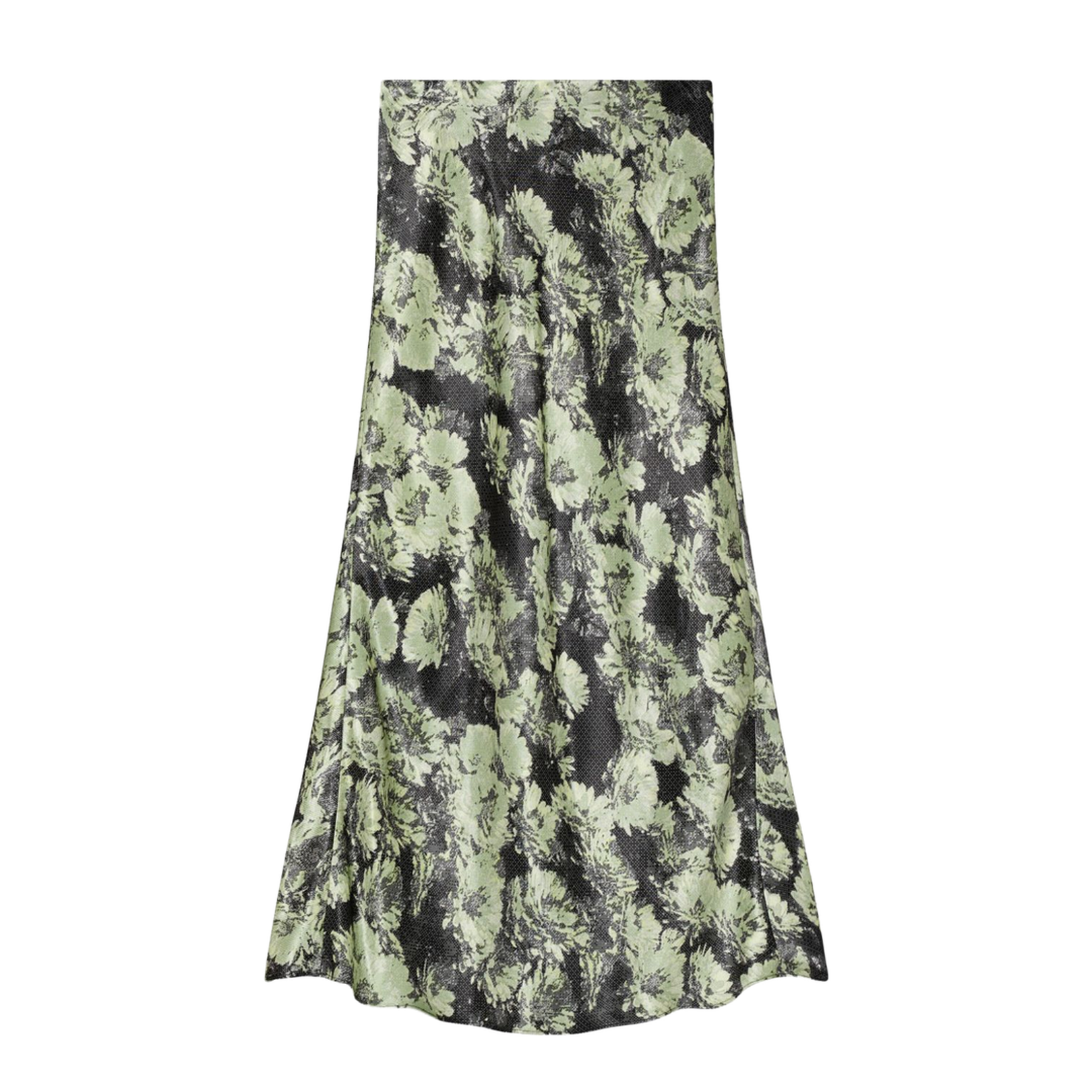 Pastel Green Fluted Skirt