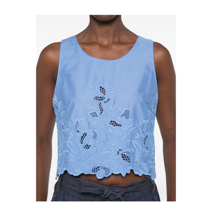 MAYFEYR - Ermanno Scervino - Top Light Blue - D484L304KDK74037