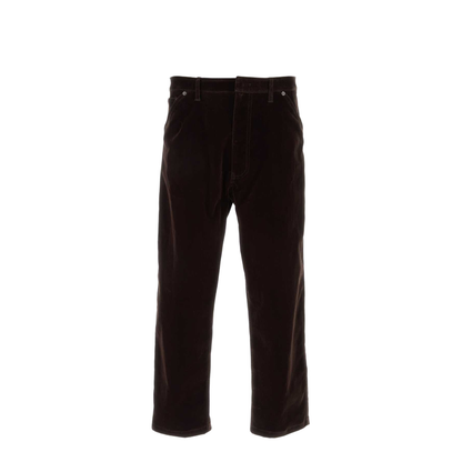 Brown Velvet Denim Pant