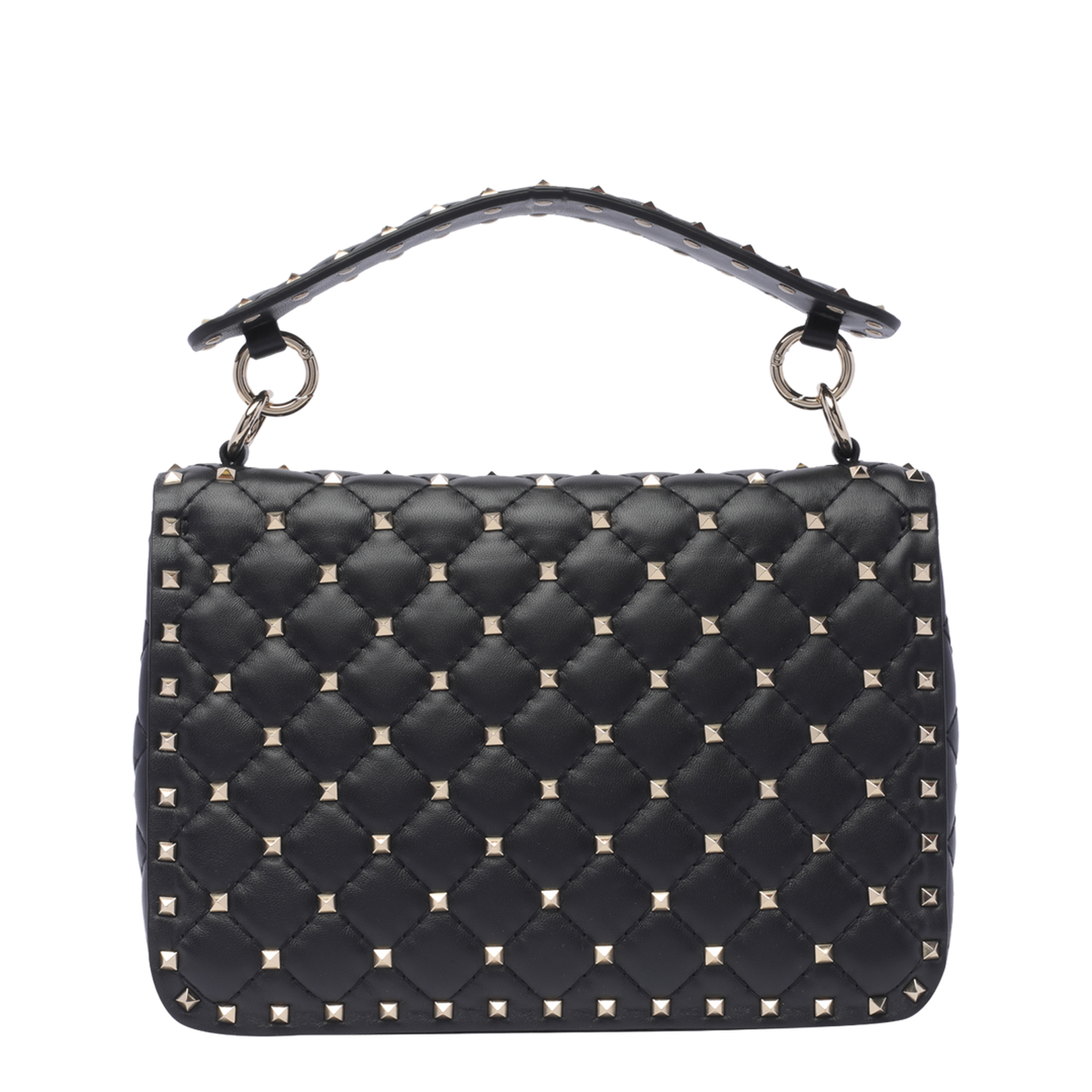 Black Rockstud Spike Medium Bag