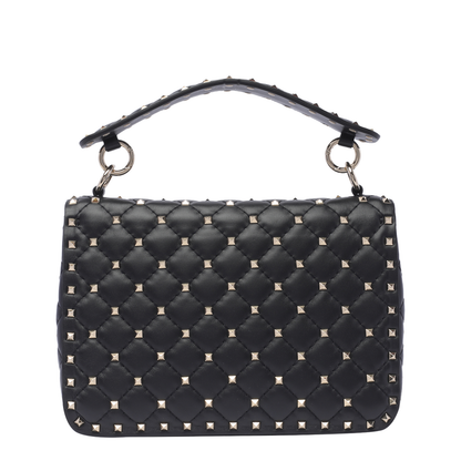 Black Rockstud Spike Medium Bag