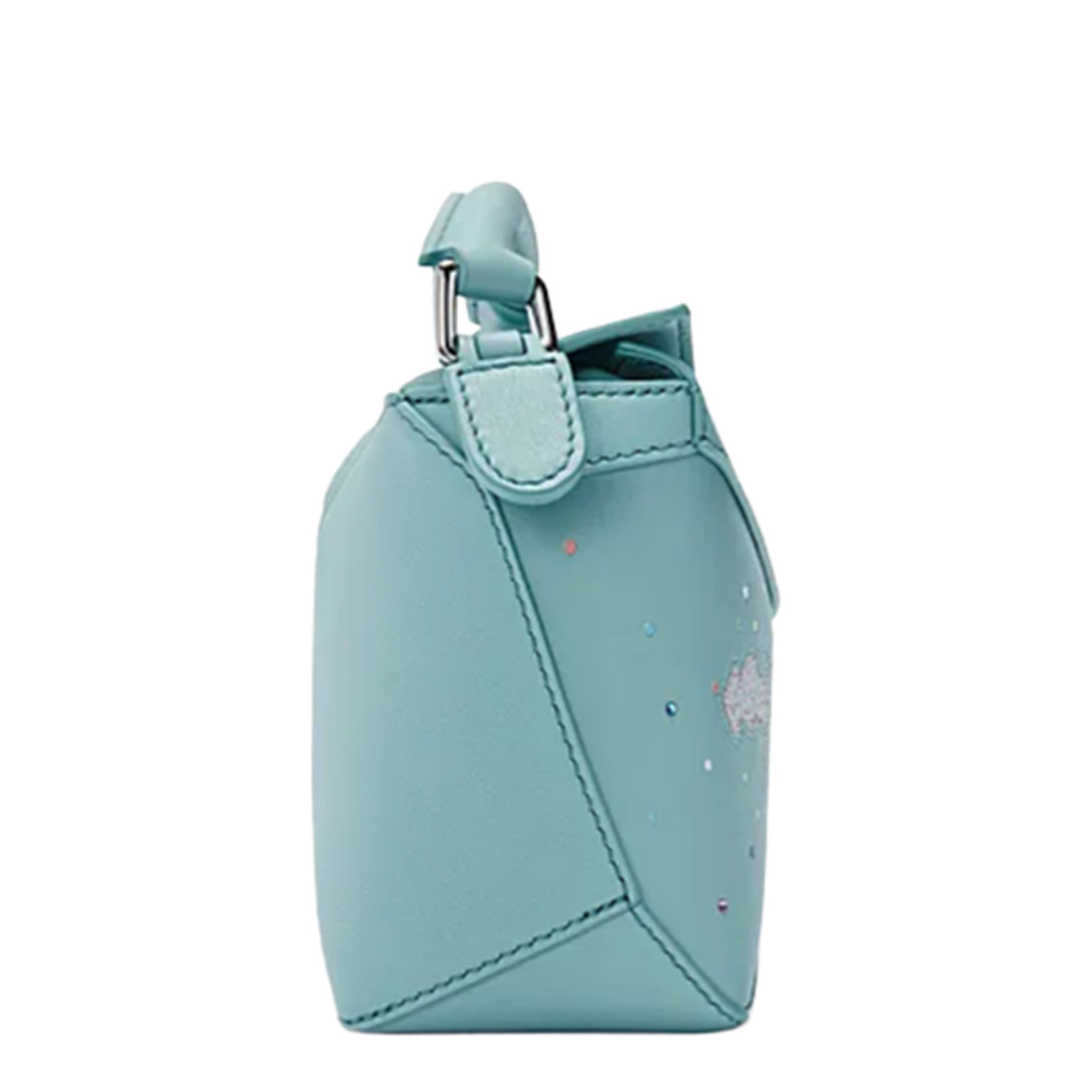 Light Blue Mini Puzzle Bag