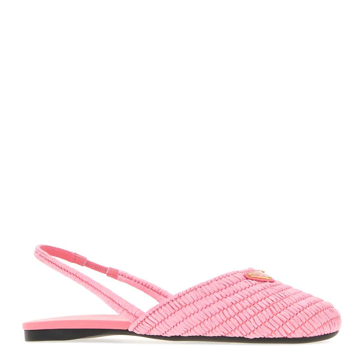 MAYFEYR - Prada - Pink Raffia Ballerinas - 1F370OF0052ACSF0442