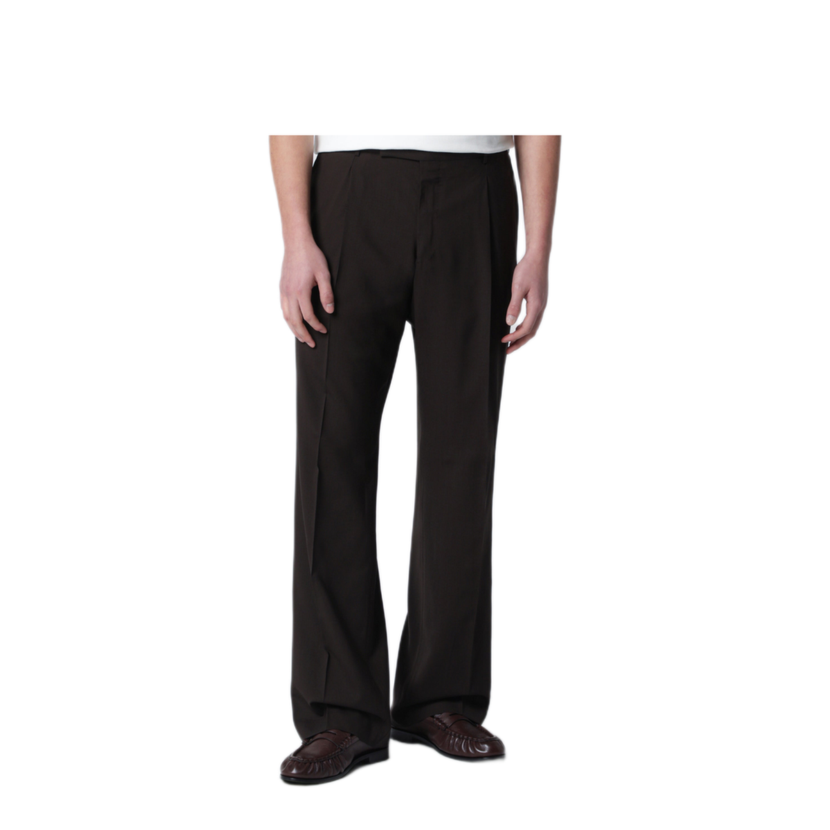 MAYFEYR - PT Torino - Brown Wool Trousers - COASX5ZA0FWDZI560180