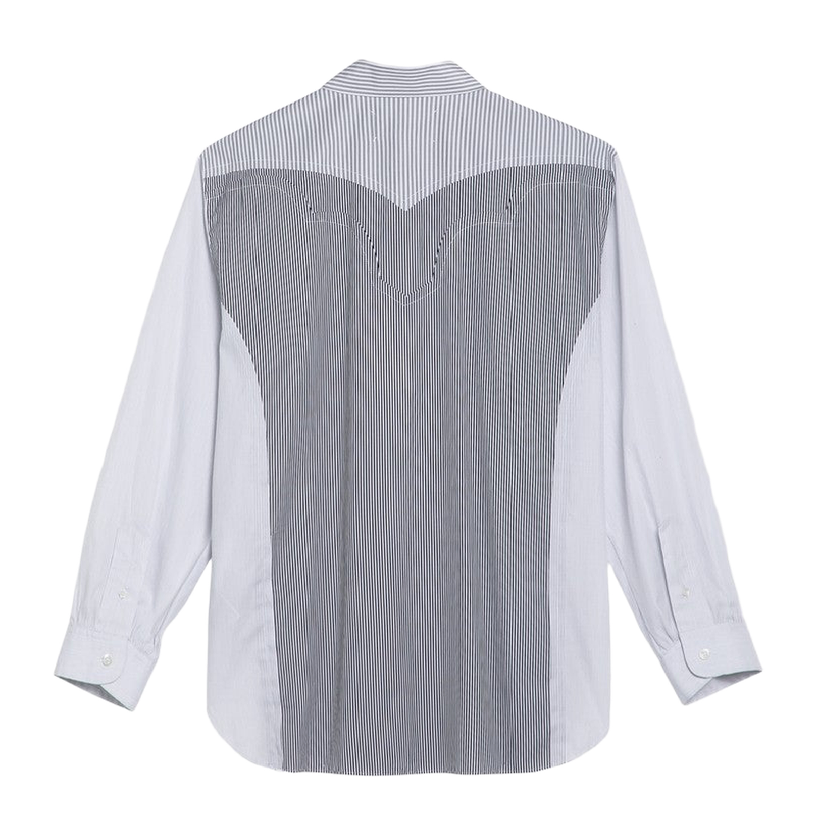 Striped Patchwork Shirt
