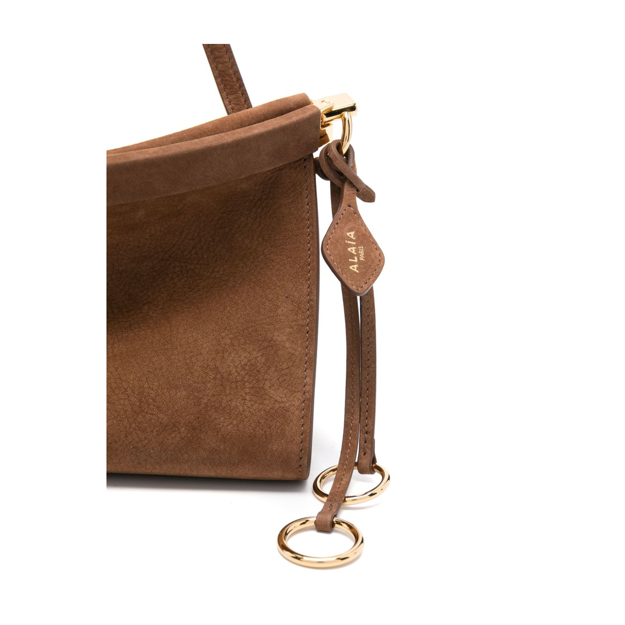 Le Click East West Medium Calfskin Bag - Brown