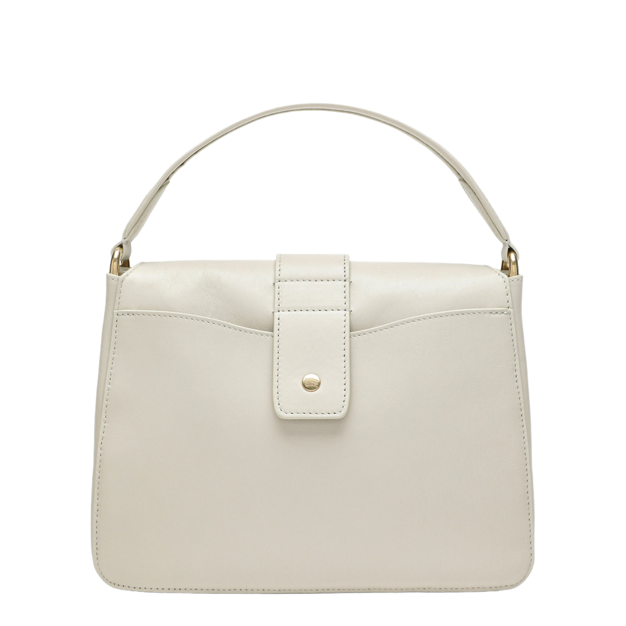 Rider Small Lambskin Top Handle Bag - Soap Beige