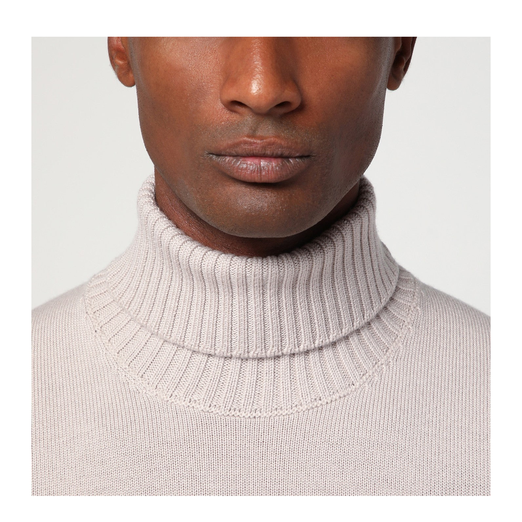 MAYFEYR - Drumohr - Greige Wool Turtleneck - D7M104LWO130