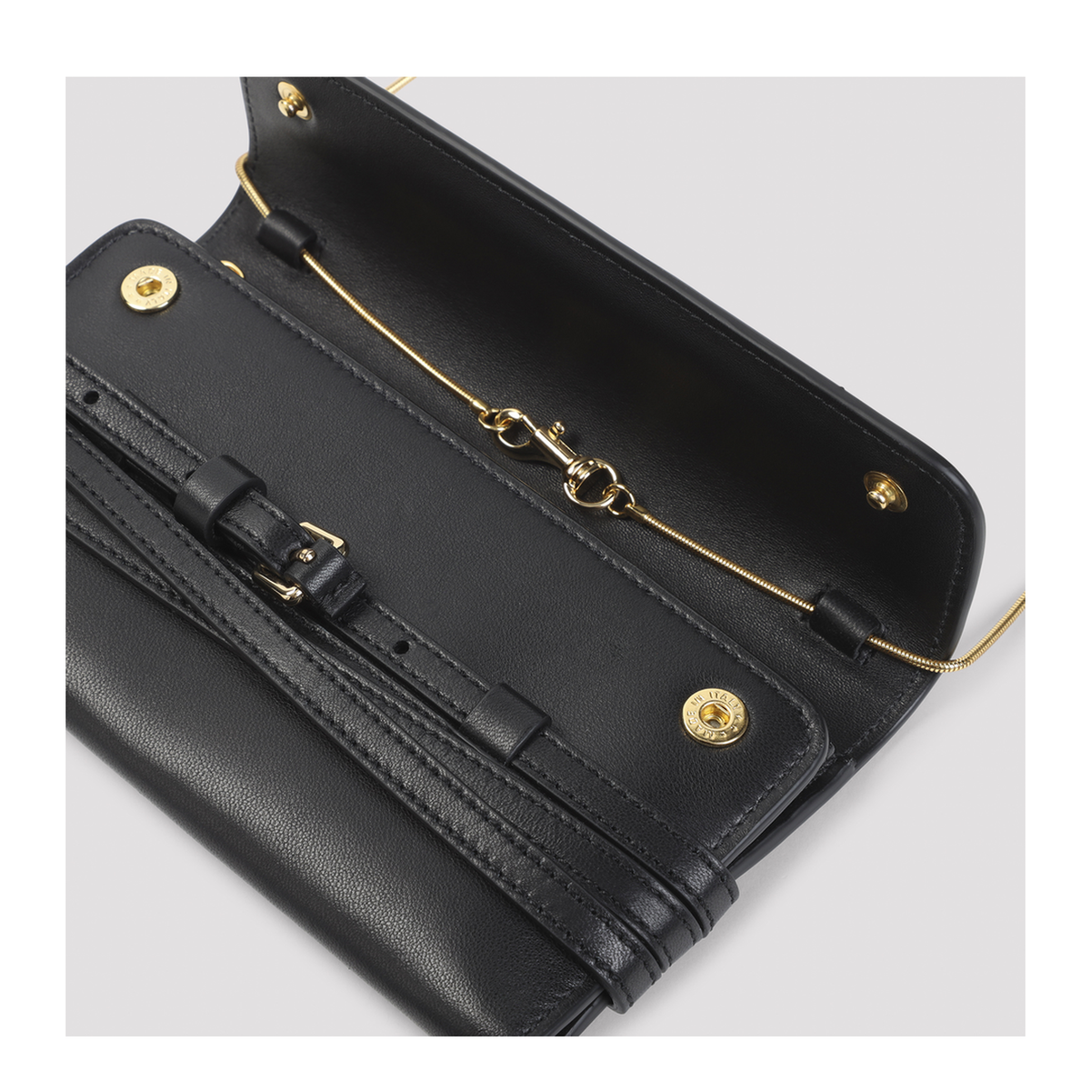 MAYFEYR - Moschino - Black Leather Clutch - MC5600PP0POA1000