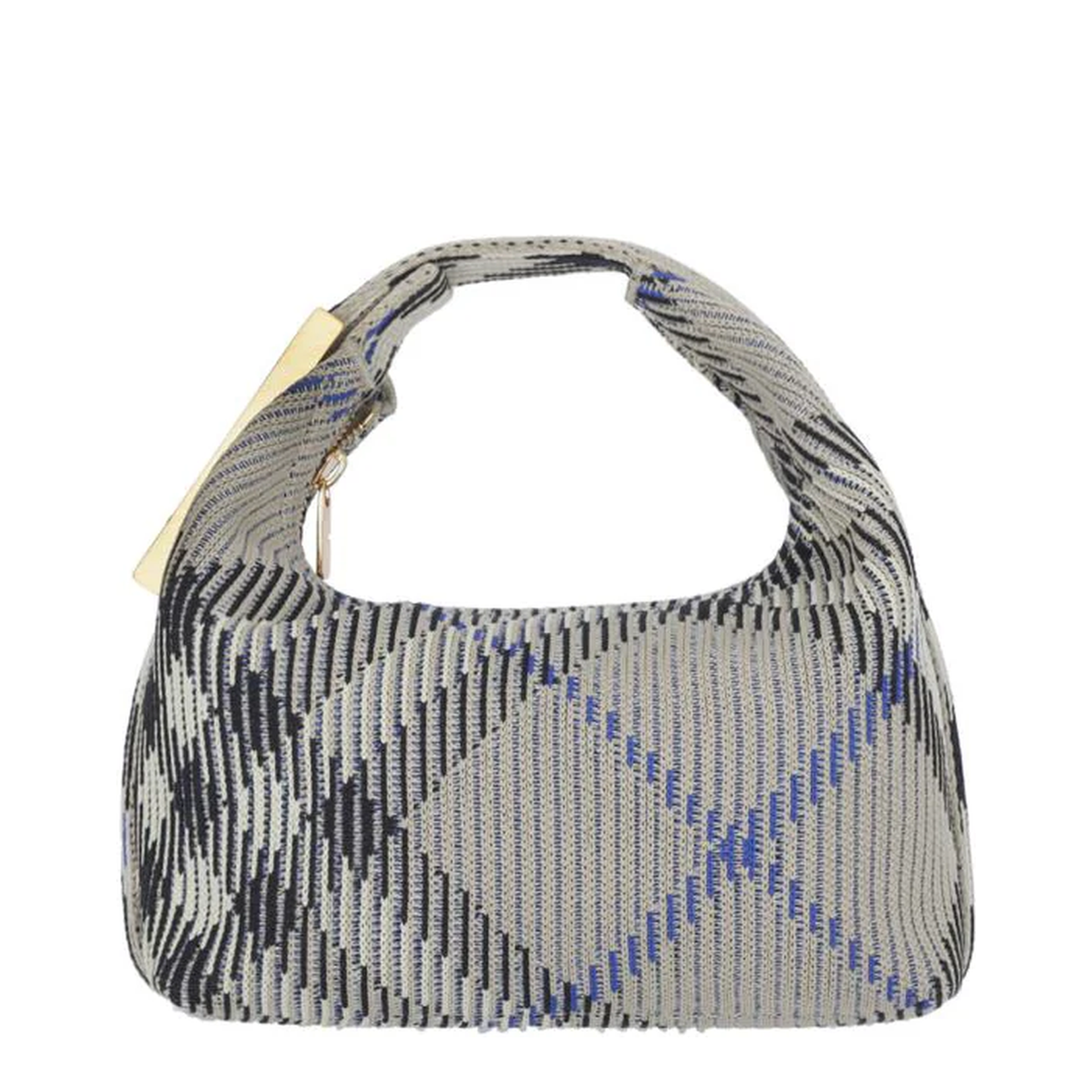 Embroidered Nylon Mini Peg Handbag