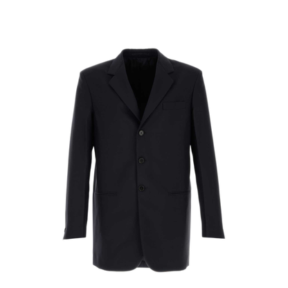 MAYFEYR - Jil Sander - Midnight Blue Wool Blend Blazer - J21BN0241J41444402