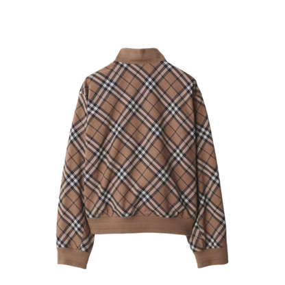 MAYFEYR -  - Check Wool Blend Harrington Jacket - 8092963LINDEN