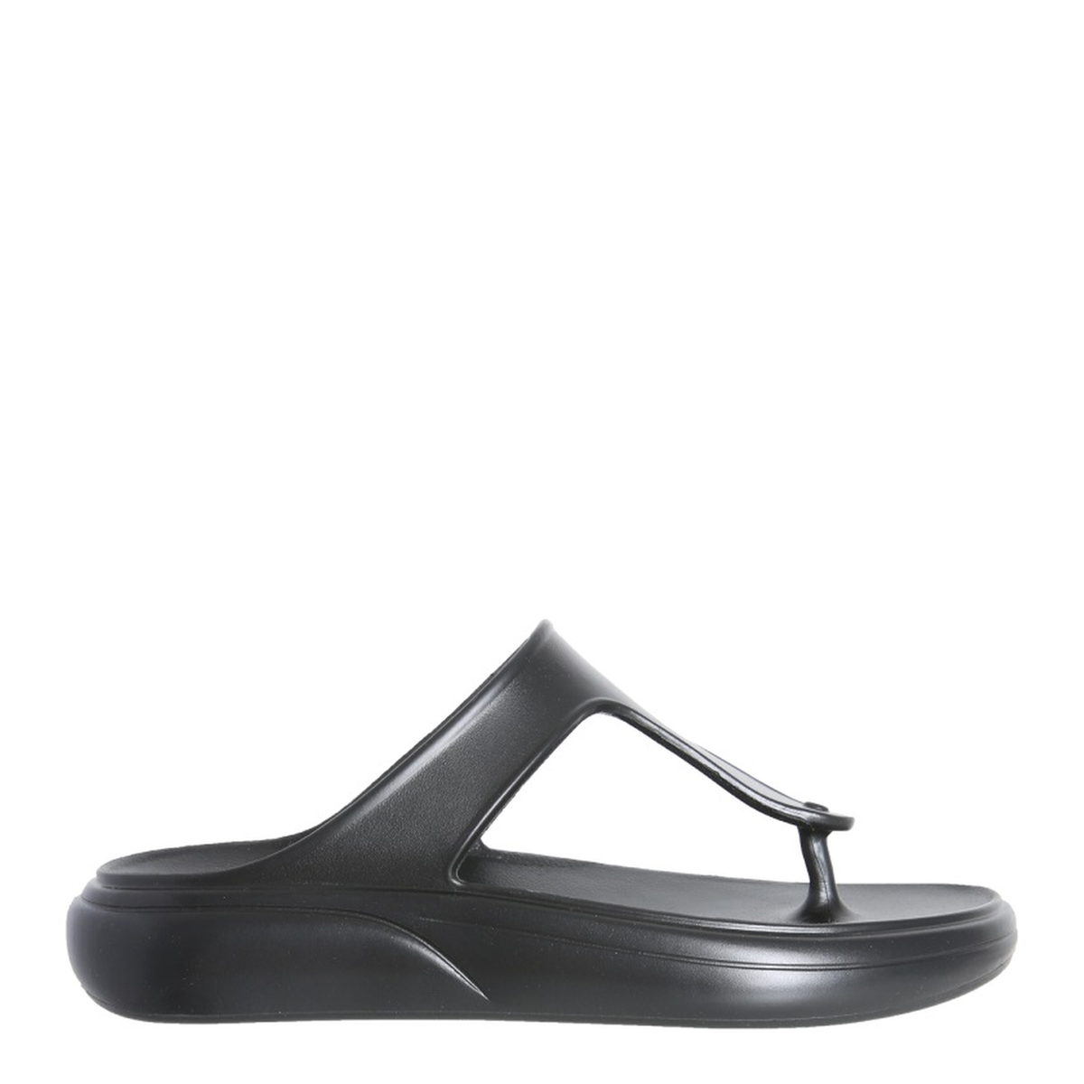 MAYFEYR - Stuart Weitzman - Stuflex T Strap Slide Sandal - SA749BLK
