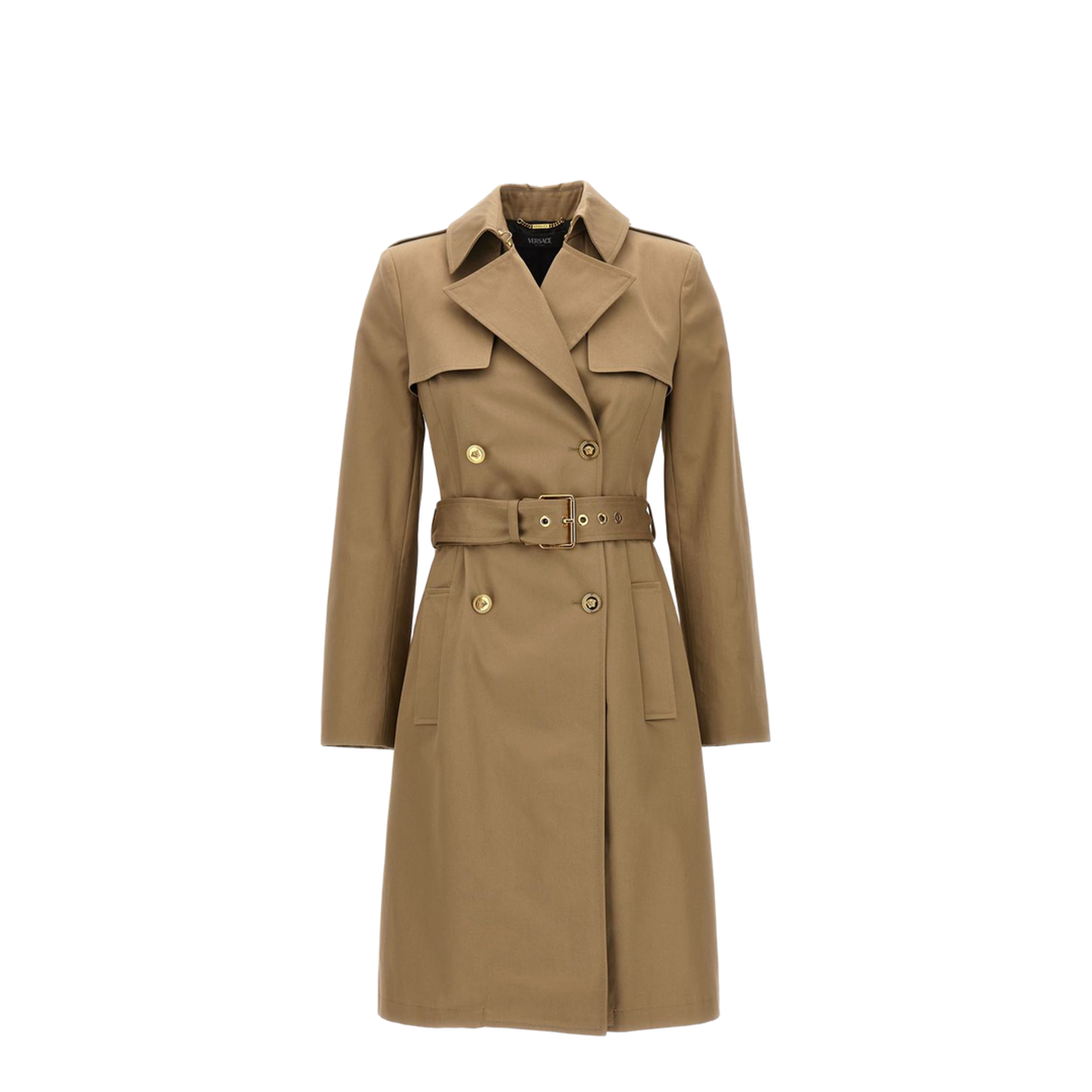 Straight Single Breasted Coat Black