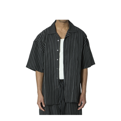 MAYFEYR - Willy Chavarria - Striped Camp Collar Shirt - WCSHT0051076
