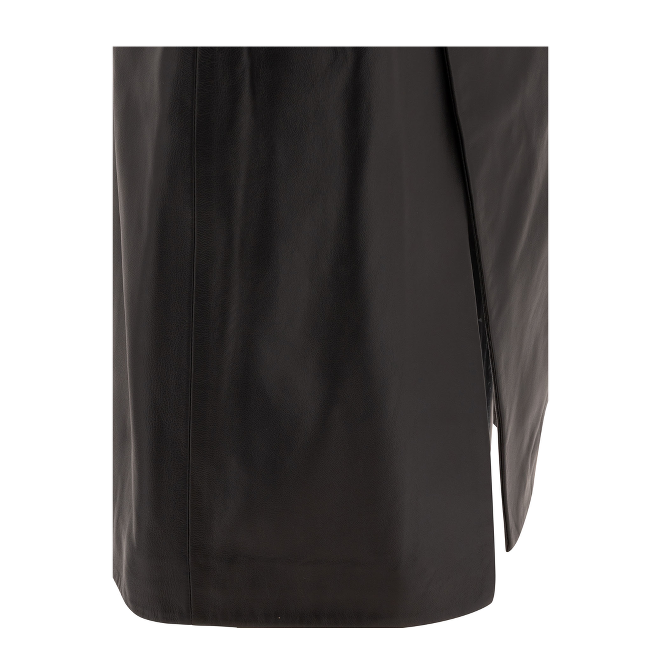MAYFEYR - Loulou Studio - Leather Midi Skirt - EKAREBLACK