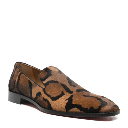 Danny Flex Loafers Bengali Printed Hairy Calf Leather