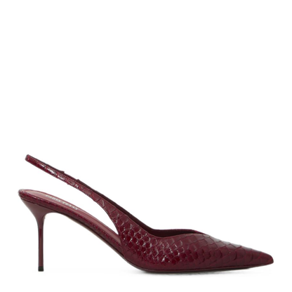 MAYFEYR - Paris Texas - Lidia 70 Slingback Pumps - PX2009XPTALDEEPRED