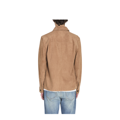 MAYFEYR - Arma - Overshirt In Suede Leather - 001G261003MOCHA