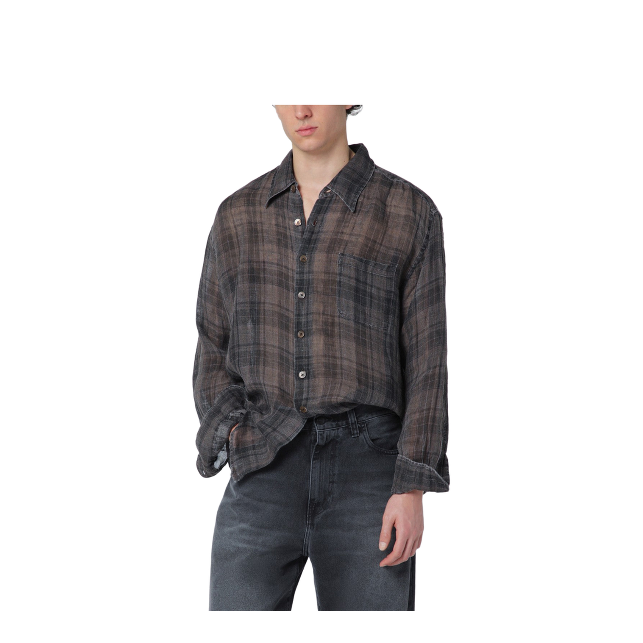 MAYFEYR - Our Legacy - Linen Check Shirt - M2262APLIPC