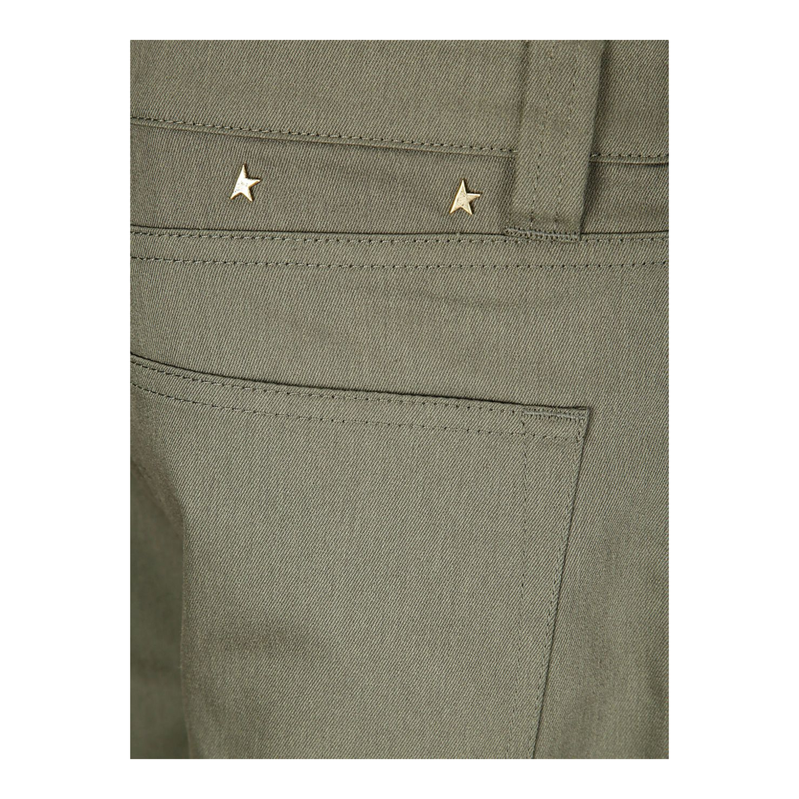Green Cotton Cargo Pants