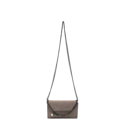 Falabella Alter Suede Crossbody Wallet