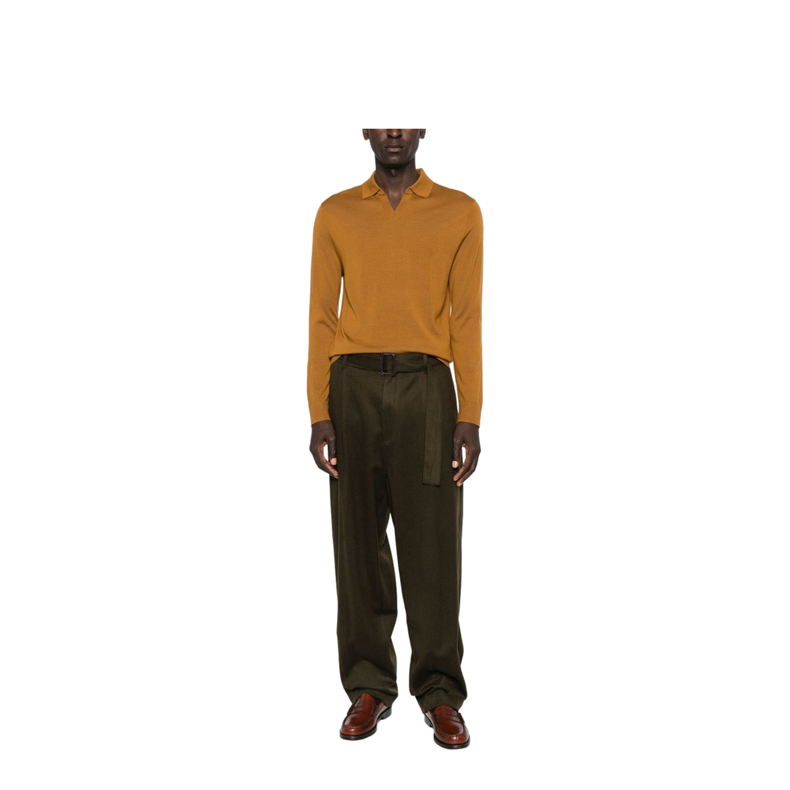 Polo Neck Sweater Long Sleeves