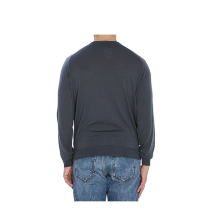 MAYFEYR - John Smedley - Lundy Craw Neck Pullover - LUNDYSLATEGREY