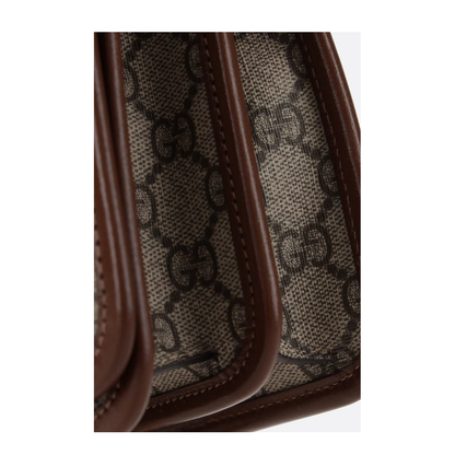 Horsebit 1955 Leather Card Case Wallet - Brown