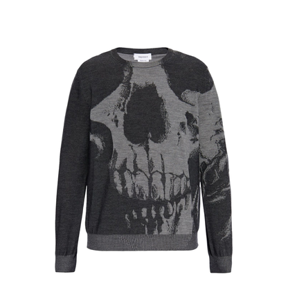 Skull Sweater in Black