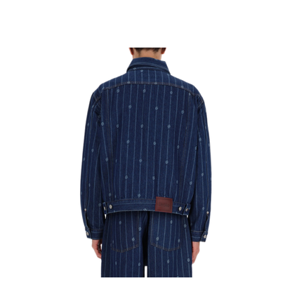MAYFEYR - DRÔLE DE MONSIEUR - Denim Monogram Jacket - JT182CO238STONEWASH
