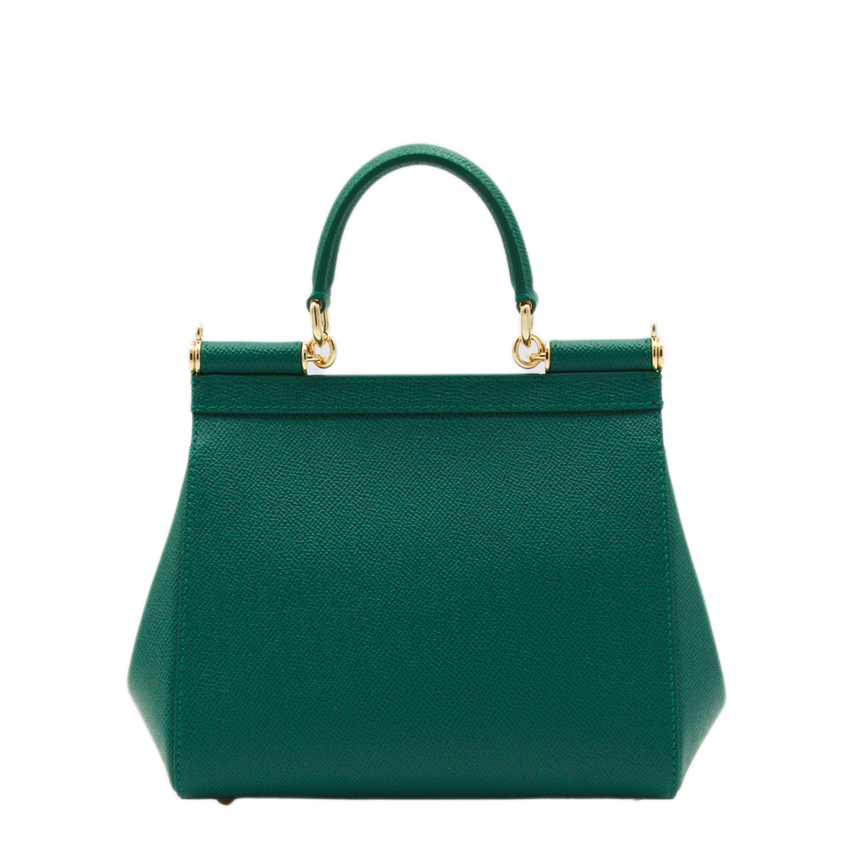 Sicily Medium Calfskin Handbag - Emerald Green