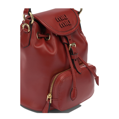 MAYFEYR - Miu Miu - Mini Leather Backpack - 5BZ0452CRWF0011VOOM
