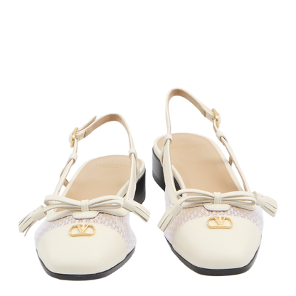Slingback Ballerina Ivory
